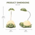 Turtle Table Lamp – Cute LED Desk Light with Remote Control