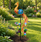 Phoenix Solar Garden Stake Light – Outdoor Decorative Pathway Lamp