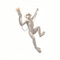Monkey Wall Sconce – White Climbing Monkey Decorative Wall Lamp